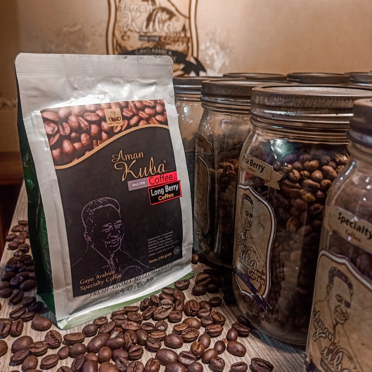 Jual Kopi Gayo Arabica Long Berry Biji Bubuk Bisa Grosir